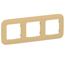 FLITE Рамка 3-мест. РУ-3-А-ФлШм ш/а IEK