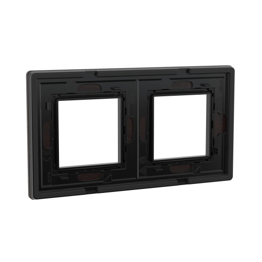 Рамка из натурального дерева 2 поста (4 мод.), Avanti, венге