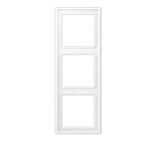 JUNG LS 990 Белый матовый Рамка 3-ая