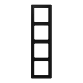 JUNG LS 990 Черный матовый Рамка 4-ая