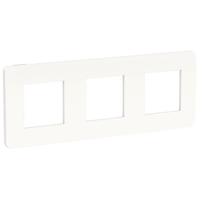Schneider Electric Unica Studio Белая/Белая Рамка 3-ная