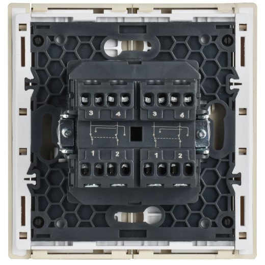 FORTE&PIANO Выключ. 2-кл. перекр. 10А FP409 ван. IEK