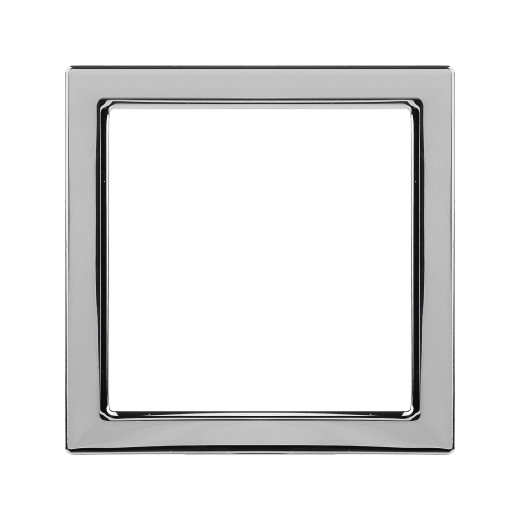 Декоративная вставка для рамок из натуральных материалов 1 пост (2 мод.), Avanti, хром