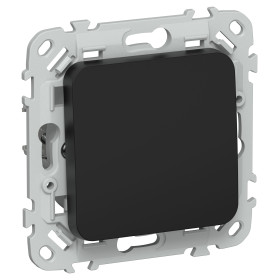 FLITE Выключ. 1-кл. кноп. 10А ВС11-2-0-ФлЧ чер. IEK