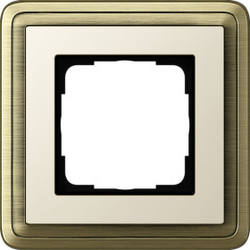 Gira ClassiX Бронза/Кремовый Рамка 1-ая