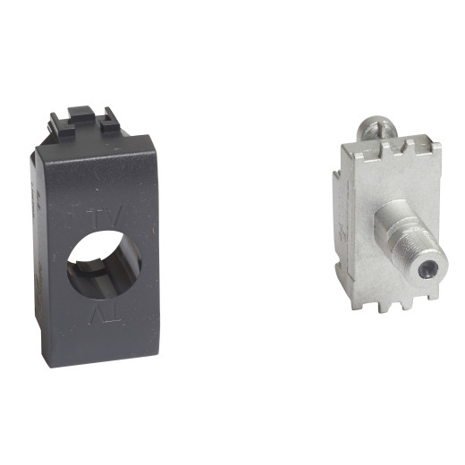 Livinglight. Розетка SAT с разьемом типа F. Резьбовое соединение. 1 модуль. Поставляется в комплекте с лицевыми панелями цветов 