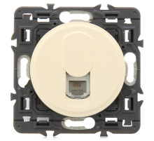 Legrand DIY Celiane Беж Розетка ТЛФ, RJ11.