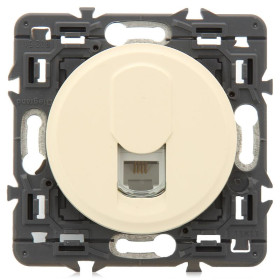 Legrand DIY Celiane Беж Розетка ТЛФ, RJ11.