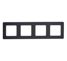 Legrand/Daccord INSPIRIA Антрацит Рамка - 4 поста.