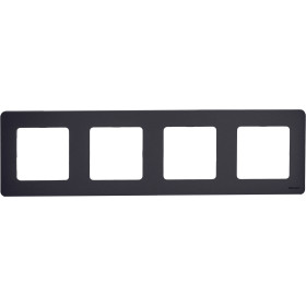 Legrand/Daccord INSPIRIA Антрацит Рамка - 4 поста.