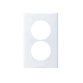 Anam Legrand Zunis Белый Накладка розетки 2-ой