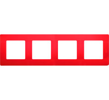 Legrand Etika Красная Рамка 4-ая.