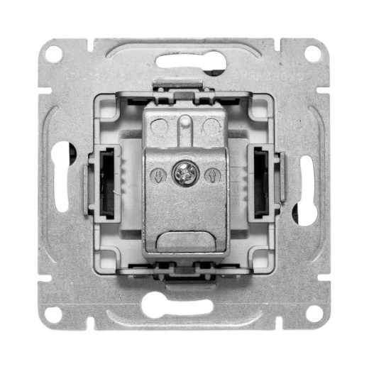 Механизм розетки TV, оконечная, чёрный Эпика EKF