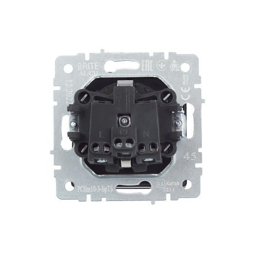 BRITE Роз. с з/к/ш с кр. 16А IP20 РСбш10-3-БрТБ бр. IEK