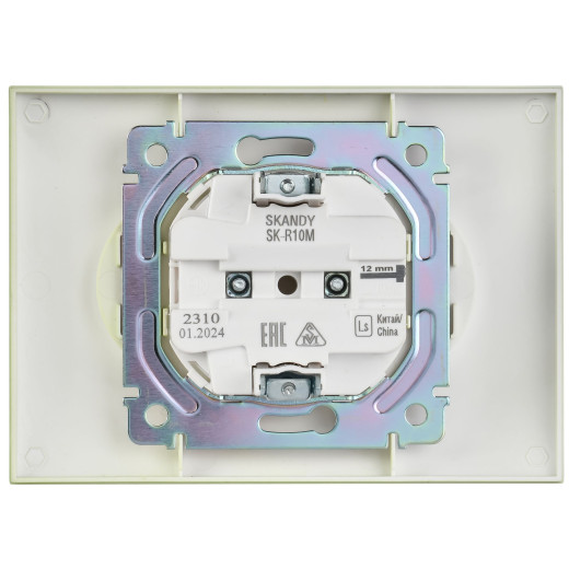 SKANDY Роз. 2-я без з/к/ш 10А в сб. SK-R10M мятн. IEK