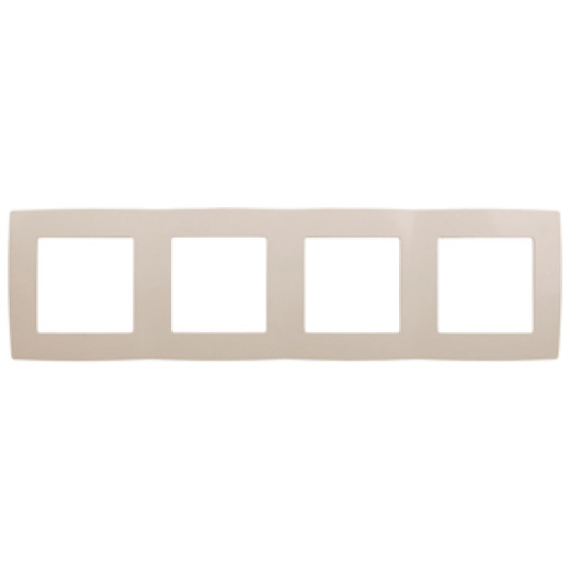12-5004-02 ЭРА Рамка на 4 поста, Эра12, слоновая кость (10/100/2000)