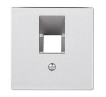 JUNG EcoProfi Алюминий Накладка 1-ой ТЛФ/комп розетки