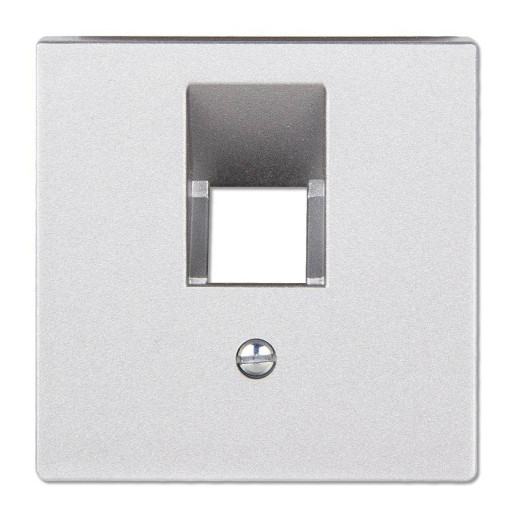 Накладка на одинарные UAE-розетки, термопласт, алюминий