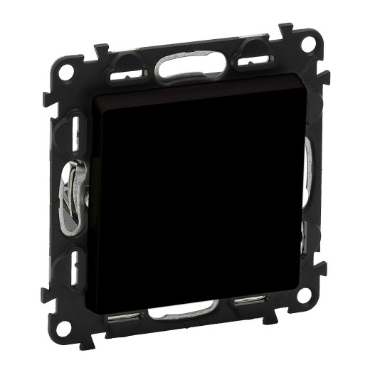 Valena LIFE. Переключатель промежуточный 10АХ 250В. С лицевой панелью. Винтовые зажимы. Антрацит.