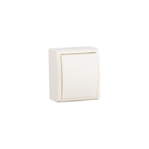 Simon15 Aqua Бежевый Выключатель 1-клавишный наружный,IP54