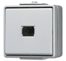 JUNG Кнопка 10A 250V ~  для накладного монтажа