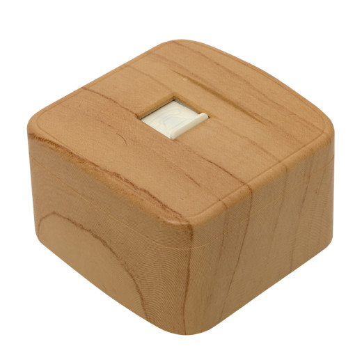 Розетка Phone 1-местная ОП Минск светлое дерево EKF