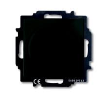 ABB BJB Basic 55 Шато (чёрн) Светорегулятор поворотно-нажимной 60-400 Вт для л/н
