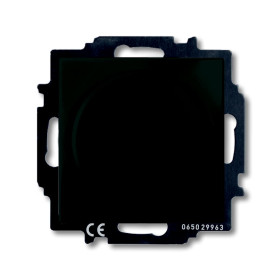 ABB BJB Basic 55 Шато (чёрн) Светорегулятор поворотно-нажимной 60-400 Вт для л/н