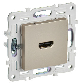 IEK SKANDY Шампань Розетка HDMI SK-H01Sh