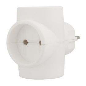 REXANT Евротройник электрический без заземления 220В, 6A-10A Индивидуальный пакет.