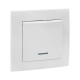 Валенсия выключатель 1-кл. 10А белый с индикатором EKF PROxima
