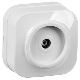 IEK GLORY РТВ20-ХБ Розет. 1-ая телевиз. о/у GLORY белый