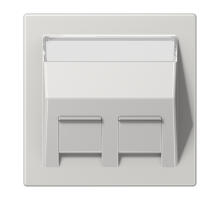 JUNG Накладка для модульных разъемов, светло-серый