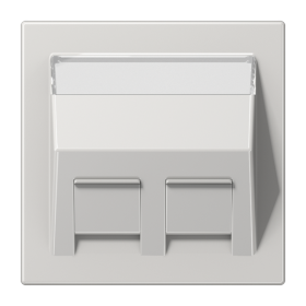 JUNG Накладка для модульных разъемов, светло-серый