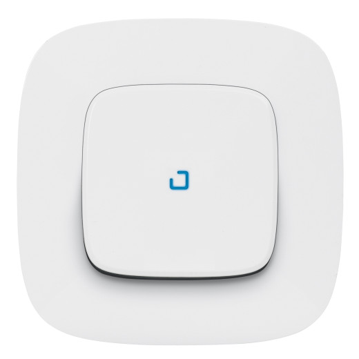 Valena ALLURE.Лицевая панель для выключателя одноклавишного с подсветкой/индикацией.Белая