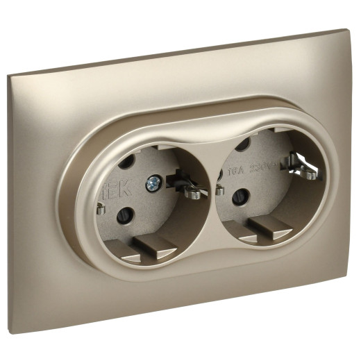 SKANDY Роз. 2-я с з/к/ш 16А в сб. SK-R07Sh шамп. IEK