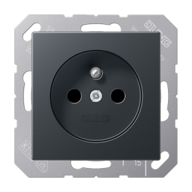 JUNG розетка франко-бельгийской системы