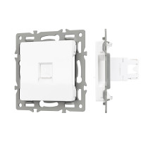 Arlight Механизм компьютерной розетки SCT-MPC1-PL-WH (RJ-45, CAT6) (-)
