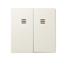 Simon 82 Слоновая кость Клавиша 2-ая с подсветкой