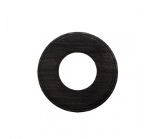 BIRONI Шедель Бук Угольно-черный Рамка 1-ая Форма восьмерки (скрытый монтаж)