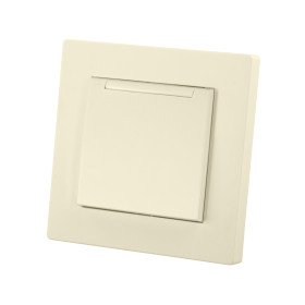 TDM Розетка 2П+З 16А 250В IP44 с крышкой сл. кость 