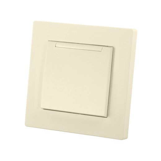 Розетка 2П+З 16А 250В IP44 с крышкой сл. кость 