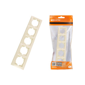 TDM Рамка 5-ти постовая горизонтальная сл. кость 