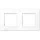 Рамка на 2 поста, белый