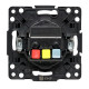 Стокгольм Механизм Розетки 1-местной с/з 16А автоматические клеммы черный с крышкой и защ. штор. IP44 EKF PROxima