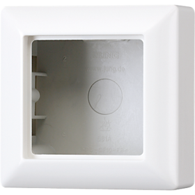 JUNG AS 500 Белая Коробка 1-ая для накладного монтажа