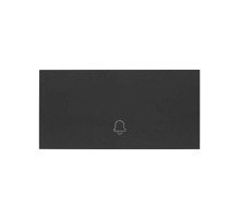 Simon 100 Черный матовый Клавиша выключателя с пиктограммой «звонок»