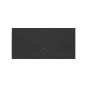 Simon 100 Черный матовый Клавиша выключателя с пиктограммой «звонок»