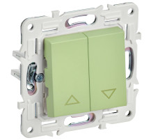 IEK SKANDY Мятный Выключатель жалюзи 10А SK-V12G