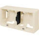 Коробка для накладного монтажа 2 поста - Legrand/Daccord Inspiria - слоновая кость